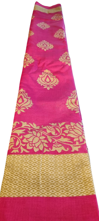 Satya - Mysore silk Blue and pink Saree