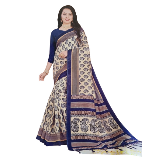 Nitya - Classic patterned Saree in Blue